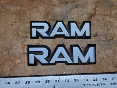 (2) 1983-1991 Dodge Ram Ramcharger Logo Badge OEM - Image 1 of 4