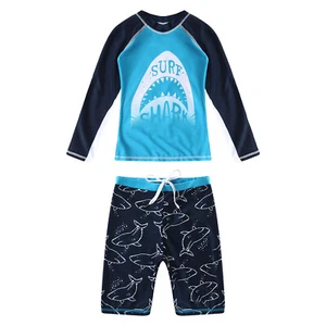 Boys Kids Swimsuit Toddlers Rash Guard UPS 50+ Bathing Suit Swimwear Outfits - Picture 1 of 94