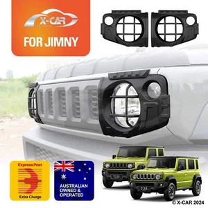 Head Light Trim for Suzuki Jimny 18-25 Matt Black Front Light Frame Cover Guard - Picture 1 of 7