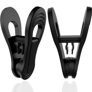 Black Hanger Clips 60 Pack, Multi-Purpose Plastic Clothes Perfect for Plastic... - Picture 1 of 7