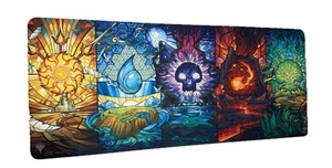 MTG Mana 6ft Table Length Playmat for Magic Magali Villenueve Autograph + COA - Picture 1 of 7