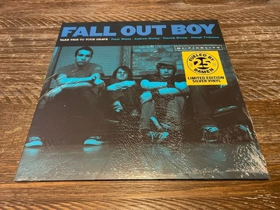 Fall Out Boy "Take this to Your Grave" LP (Vinyl, Fueled By Ramen) Silver - Image 1 of 2