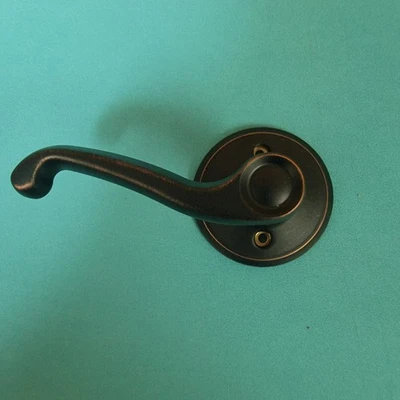 NEW Schlage F170 ACC 716 Left Handed Accent Door Lever Non-Turning Aged Bronze - Image 1 of 4