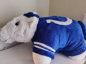 Indianapolis Colts Kissen Haustiere Plüsch 19 Zoll blau und weiß NFL Football - Bild 1 von 11