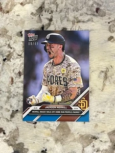 2024 Topps Now Jackson Merrill RC #591 blu #9/49 - Foto 1 di 2