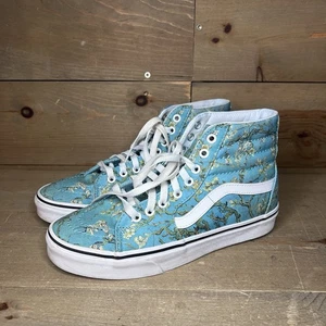 Vans x Vincent Van Gogh Almond Blossom Sneakers Canvas Men's Size 7.5 Women's 9 - Picture 1 of 12