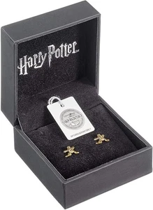 Harry Potter Ohrstecker Sterlingsilber Schokolade Frosch Swarovski Kristall - Bild 1 von 2