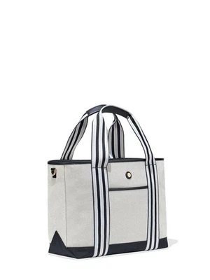 NEW | Paravel Cabana Canvas Tote | MEDIUM | Domino Black - Image 1 of 4