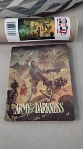 Army of Darkness Steelbook: 4K, Blu Ray w/ Poster shout factory - Picture 1 of 4