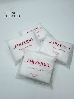 Algodón facial Shiseido - 100% algodón puro - 16 hojas (lote de 4), Foto 1 de 3