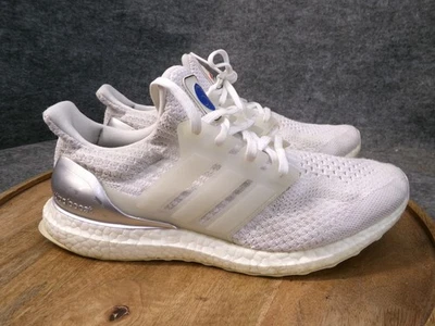 Adidas UltraBoost 5.0 DNA Space Race Mujer Talla 9.5 Blanco Plata Correr FY9874 Foto 1 de 4