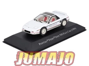 AC104 Voiture 1/43 IXO altaya Voitures américaines PONTIAC Fiero Indy 500 Pace c - Foto 1 di 9
