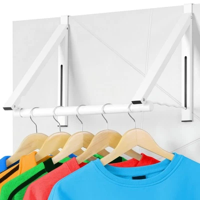 Вешалка для одежды над дверью складная вешалка над дверью сушилка... - Изображение 1 из 4