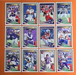 π£π‘βͺοΈ 2025 SCORE MINNESOTA VIKINGS COMPLETE BASE TEAM SET (12 CARD LOT) βͺοΈπ‘π£ - Picture 1 of 13