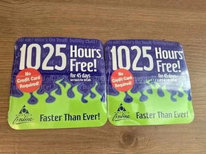 America Online AOL Install Disc Disk CD-ROM Green Flames Sealed Promotional Lot  - Picture 1 of 2