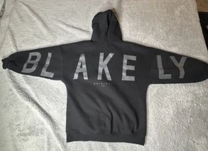 Blakely Isabel Oversize-Pullover schwarz grau Spruch Medium Sweatshirt US-Verkäufer - Bild 1 von 8