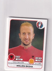 Pegatina Panini FIFA Euro 2016 Nº 78 Migjen Basha - Imagen 1 de 2