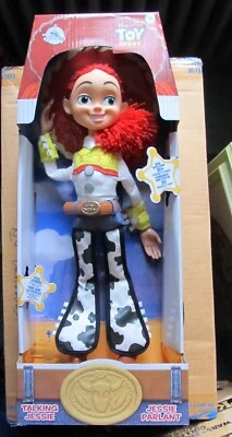 Figura de muñeca parlante Jessie 2018 Disney Store Toy Story Pull-String 14" - RETIRADA Foto 1 de 2