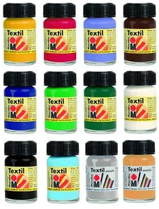 Textilfarbe (199,33€/L) 15 ml Stoffmal und Druckfarbe für helle Stoffe Marabu - Bild 1 von 25