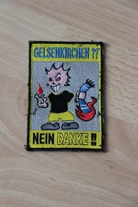 Aufnäher Borussia Dortmund - Anti FC Schalke 04 - Gelsenkirchen Nein Danke ! - Bild 1 von 1