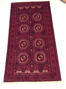 HANDMADE RUG 100% WOOL STUNNING - FREE DELIVERY - Picture 1 of 12