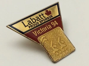 Olympic Victoria 1994 Canada Canadian Pin Labatt Proud Sponsor F899 - Bild 1 von 5