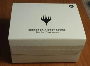 The Full-Text Lands mtg secret lair nonfoil no code SEALED - Picture 1 of 1