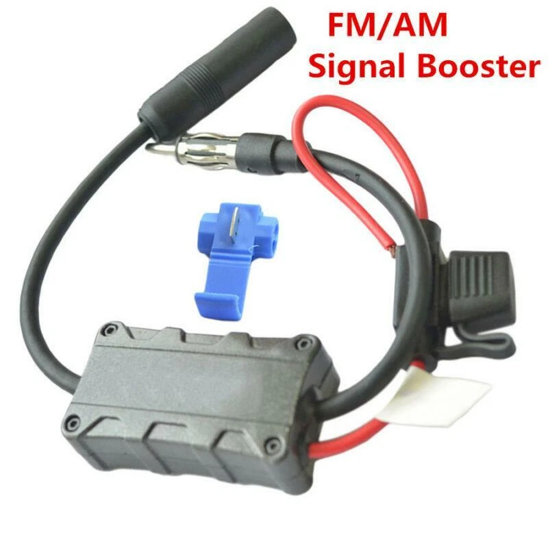 Amplificador de Señal Antena Estéreo Radio FM AM Universal Automóvil Coche 12V Foto 1 de 4