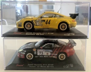 Saico Porsche 911 GT3R Daytona 24hrs & "Taisan" Le Mans 24hrs Die Cast Cars MINT - Picture 1 of 10