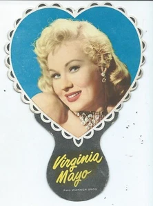 ORIGINAL. VIRGINIA MAYO. WERBUNG. Lüfter. SPANIEN. 50er Jahre. THEATER. KINO. - Bild 1 von 2