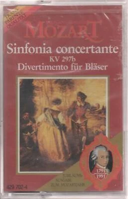 Wolfgang Amadeus Mozart MC NEU Sinfonia concertante KV 297b Divertimento Bläser - Bild 1 von 2
