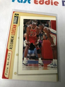 UPPER DECK BASKETBALL 1996 MICHAEL JORDAN ASSIGNMENT JORDAN JOE DUMARS CARD 363  - Picture 1 of 2