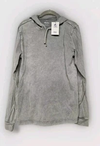 NEW Katin Lightweight Hoodie Small Steel Blue Gray 100% Organic Cotton $49 NWT - Picture 1 of 6