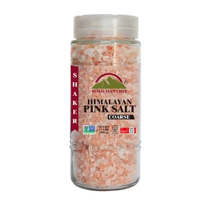 Himalayan Chef Himalayan Pink Salt, Coarse Salt, Grain, Glass Jar-17.5Oz, 1.09 P - Picture 1 of 12