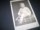 Social History 1920'S Boy Rag Doll Jimmy Force Flakes ? Studio Photograph
