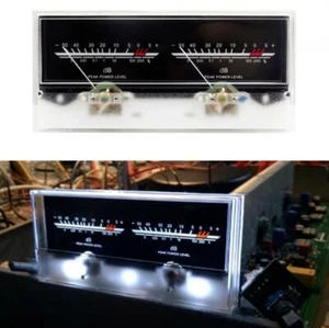 VU Meter Doppelzeiger Audio Verstärker Platine Schallpegel mit Treiberplatine - Bild 1 von 5