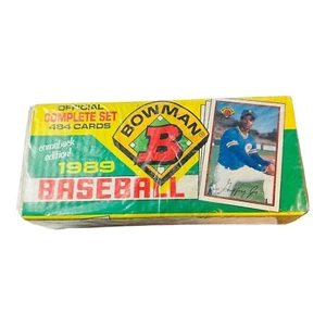 1989 Bowman Baseball Complete Set 484 Cards Factory Sealed Comeback Edition - Picture 1 of 4