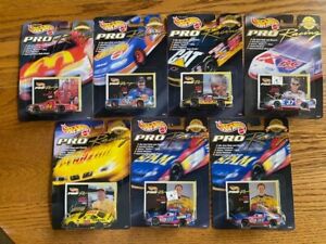 1997 HOT WHEELS PRO RACING NASCAR SUPERSPEEDWAY 1ST EDITION LOT OF 7 PETTY GREEN