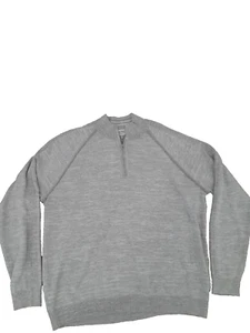 Tommy Bahama Reversible Sweater Men's Size XL Gray 1/4 Zip - Bild 1 von 11