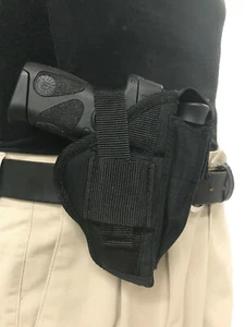 Gun Holster fits Hi Point 9 Pro-Tech Outdoors Black Nylon OWB - Picture 1 of 7