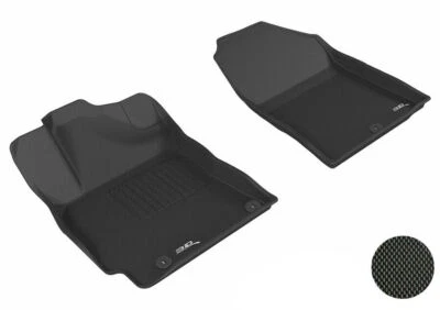Forros de piso 3D MAXpider negro primera fila 2 piezas para Hyundai Elantra Foto 1 de 4