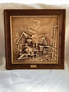Vintage frühe Dampflokomotive BlowMold 3D-Bild von Miller Studio - Bild 1 von 7
