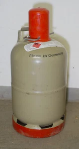 5 Kilo Gasflasche Propan Eigentum Camping WoMo Outdoor Grill leer guter Zustand - Bild 1 von 3