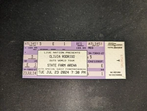 Personalized 1989 Concert Ticket Stubs - Use for Events, Birthdays, Souvenirs - Picture 1 of 9