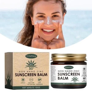Long-Lasting Tallow Sunscreen Balm For Face & Body SPF Protection--- 50 U0E4 - Picture 1 of 12