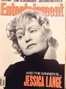 Entertainment Weekly Magazine Jessica Lange April 14, 1995 NO ML 081218nonrh - Imagen 1 de 1