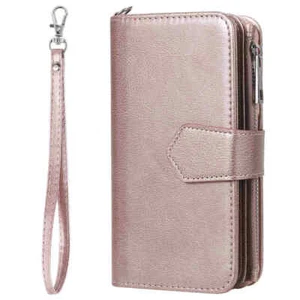 Removable Magnetic Wallet Leather Case Cover For iPhone 11 Pro Max XR 6 7 8 Plus - Picture 1 of 68