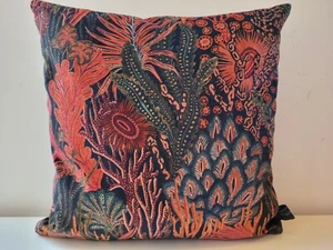 HARLEQUIN Acropora Brazilian Velvet  & Sea Teal Velvet Fabric Cushion Cover Arts - Picture 1 of 12