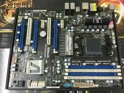 ASRock AMD 970 970 Extreme4 Motherboard socket AM3+ ATX eSATA 6Gb/s USB 3.0 ATX - Image 1 of 4