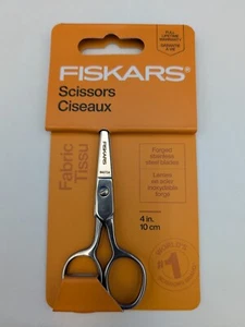 Fiskars 4 Inch 10CM Fabric Crafting Sewing Scissors Steel Precise Blades New - Picture 1 of 6